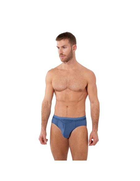 HOM HO1 Mini Brief Slip Jeans Blue