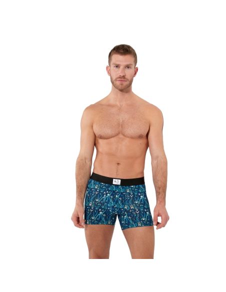 HOM Boxer Briefs Voyages Blauw