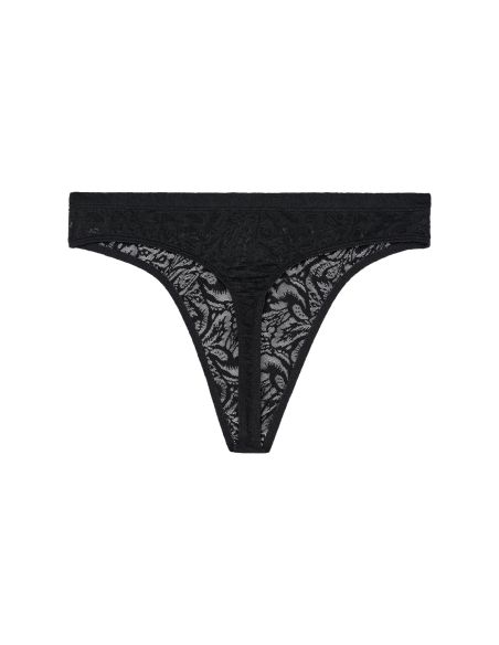 HOM G-String Free Cut Lace Zwart