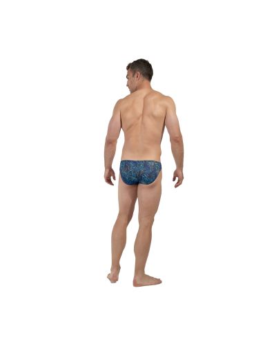 HOM Funky Styles Micro Brief Navy Print