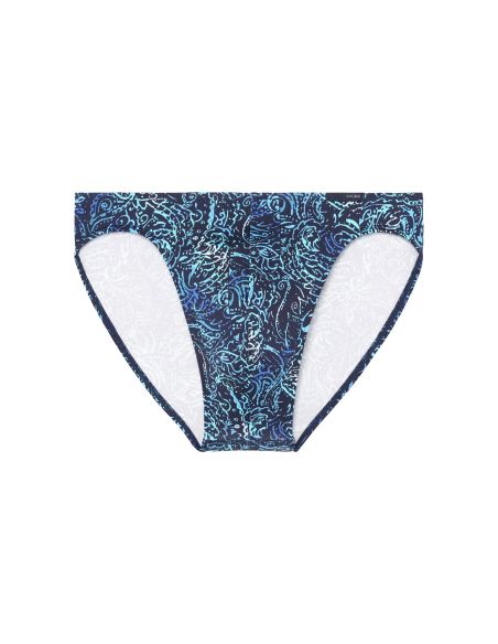 HOM Funky Styles Micro Brief Navy Print
