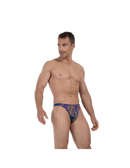 HOM Funky Styles G-String Navy Leaf Print