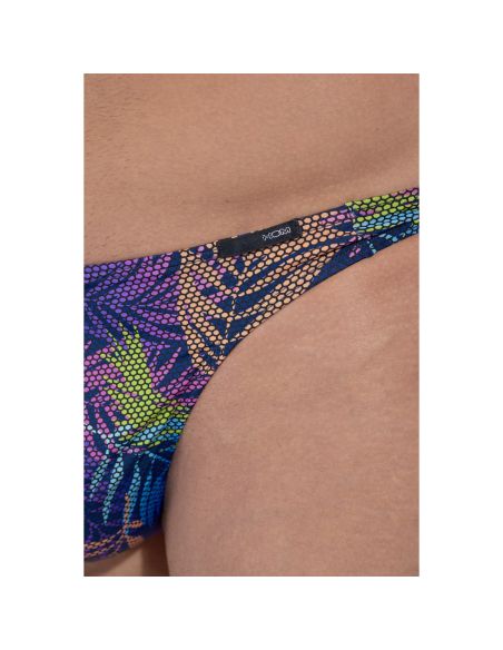 HOM Funky Styles G-String Navy Leaf Print