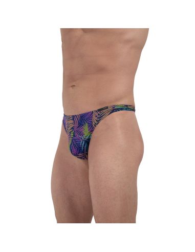 HOM Funky Styles G-String Navy Leaf Print