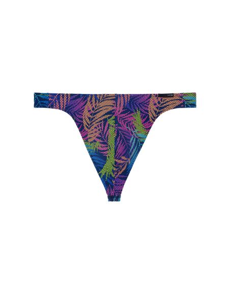 HOM Funky Styles G-String Navy Leaf Print