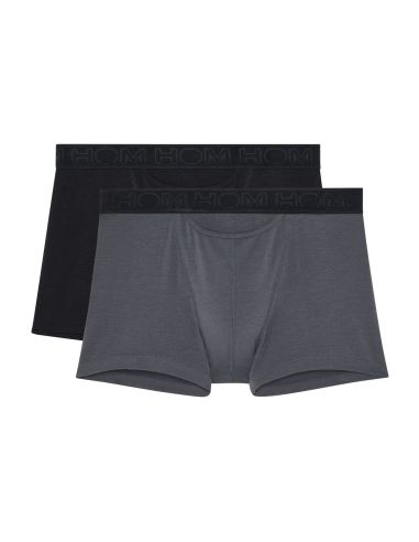 HOM HO1 Boxer Brief Black Grey 2Pack Boxerlines