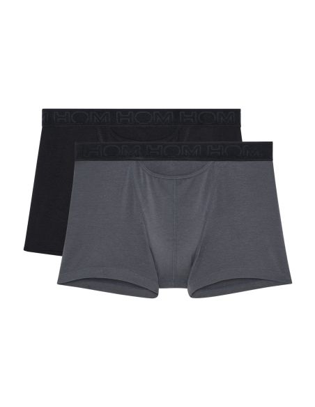 HOM HO1 Boxer Brief Black Grey 2Pack Boxerlines