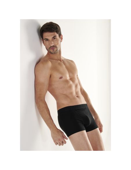 HOM HO1 Boxer Brief Black Grey 2Pack Boxerlines