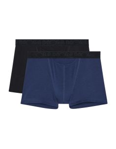 HOM HO1 Boxer Brief Black Navy 2Pack Boxerlines