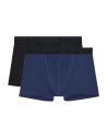 HOM HO1 Boxer Brief Black Navy 2Pack Boxerlines