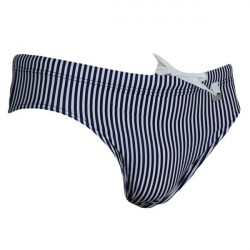 HOM Zwem Slip Beach Fun Marine Chic Raye Navy 