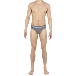 HOM Classic Mini Brief Slip Grey Melange 2