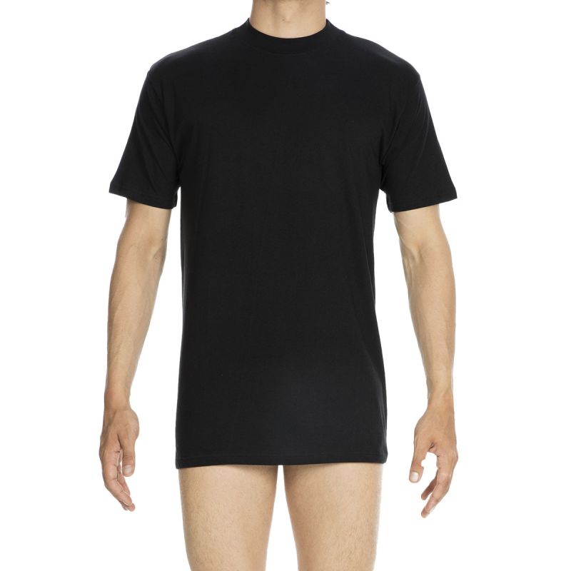 HOM Harro New Shirt Black Round Neck Black