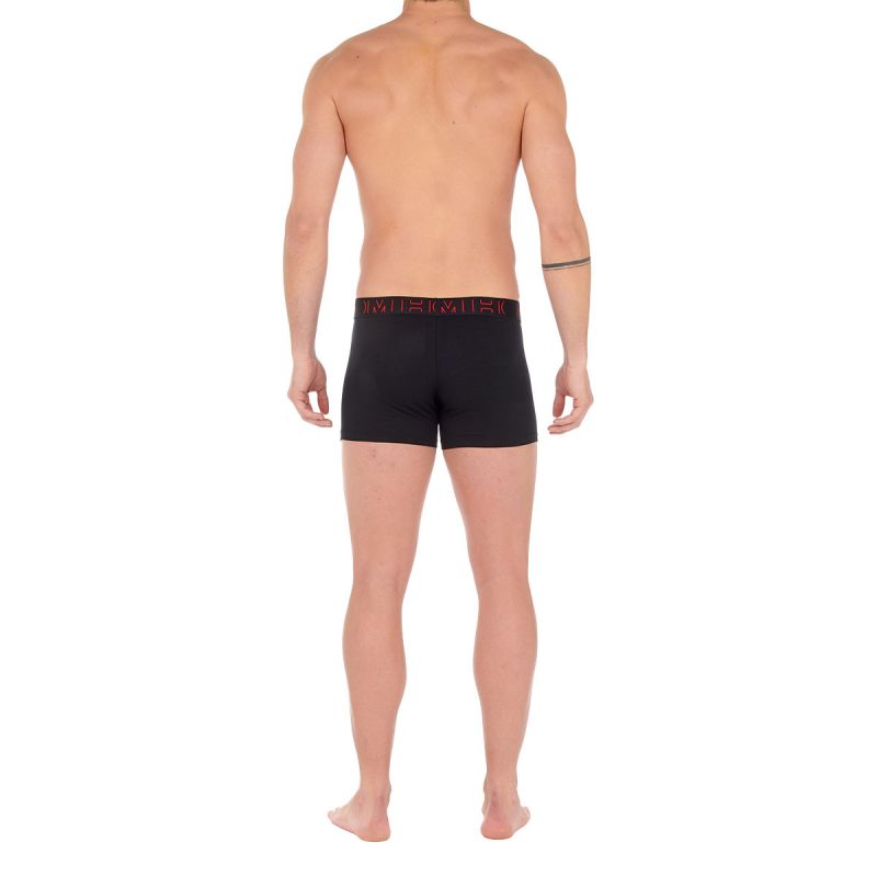 HOM H01 Boxer Letter Black 2Pack Boxerlines