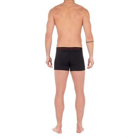 HOM H01 Boxer Brief Black Red 2Pack Boxerlines