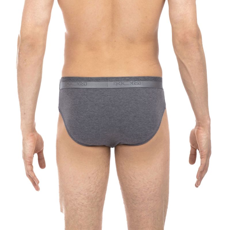 HOM HO1 Mini Brief Slip Grey Melange