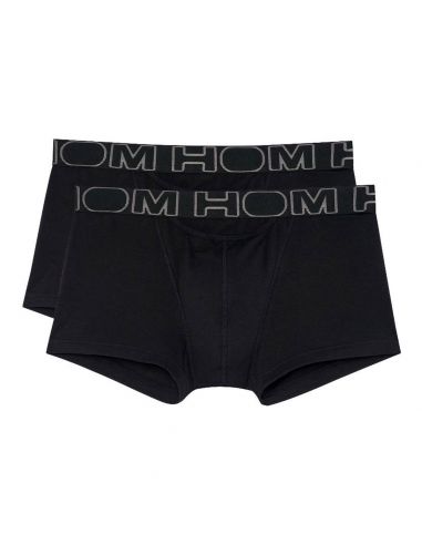 HOM H01 Boxer Brief Black 2Pack Boxerlines