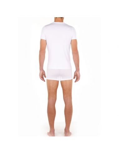 HOM V-Shirt Tencel Soft White