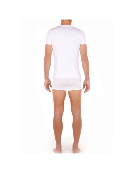 HOM V-Shirt Tencel Soft White