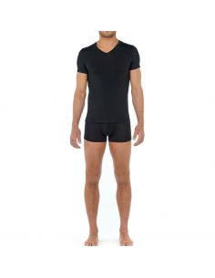 HOM V-Shirt Tencel Soft Black 2